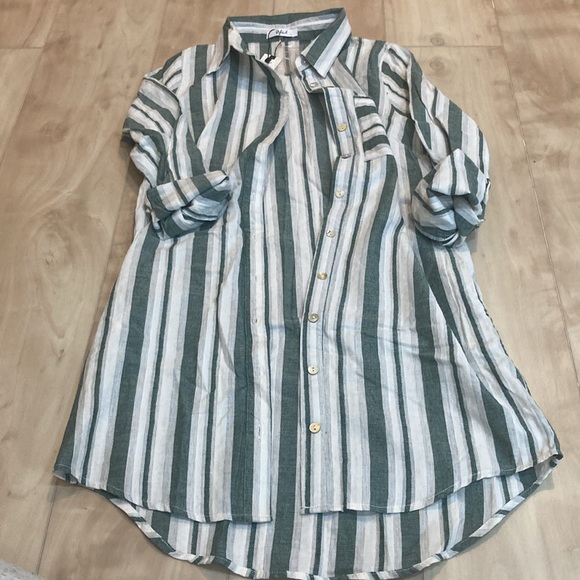 Long stripped button down - Picture 14 of 16